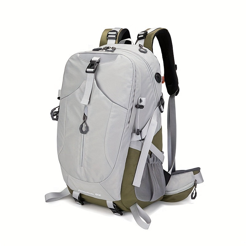 Outdoor Adventure Backpack | Lightweight Travel Gear | Ergonomic Design | Multiple Pockets | Solid Color | Unisex Use | Adjustable Straps