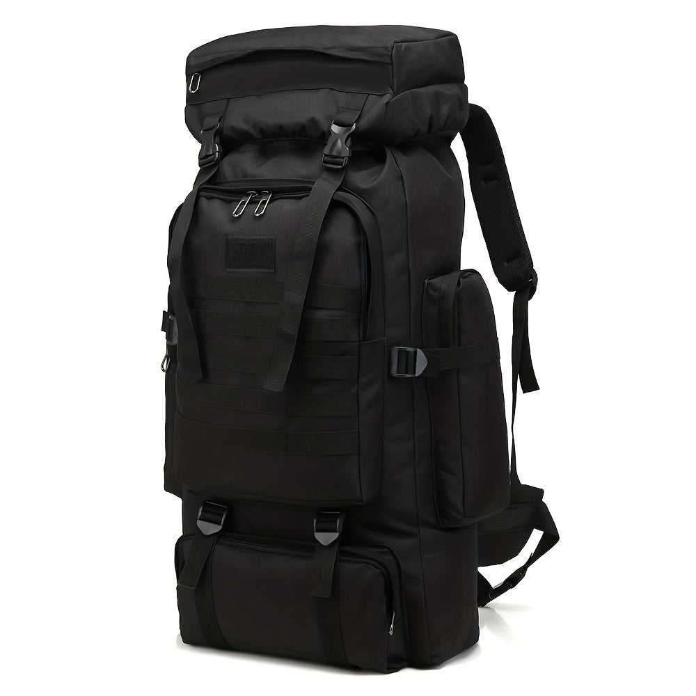 Durable Hiking Daypack | Camouflage Oxford Cloth | Outdoor Backpack with Zipper Closure