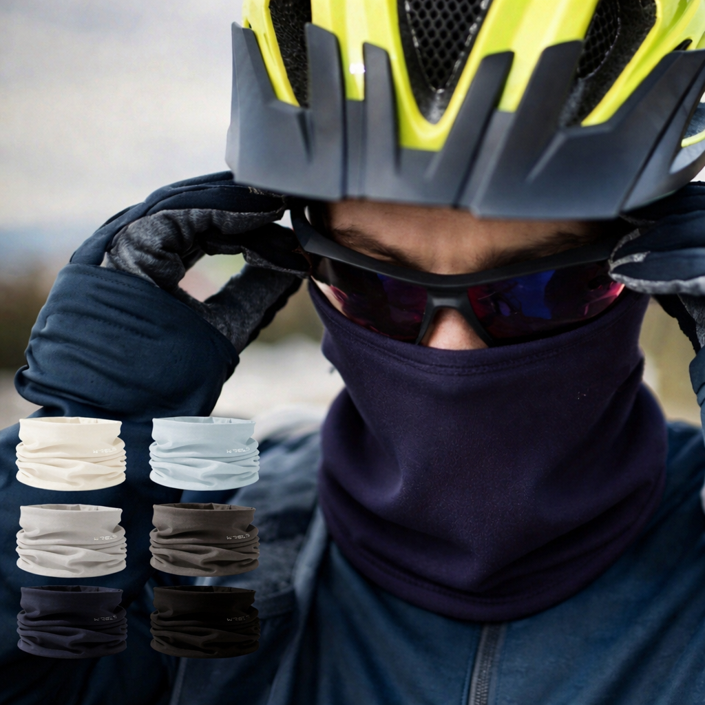 WRELS Outdoor Neck Warmer | Knit Fabric Scarf for Cycling Hiking | Warm Soft Polyester | Autumn Winter Accessory | Universal Fit