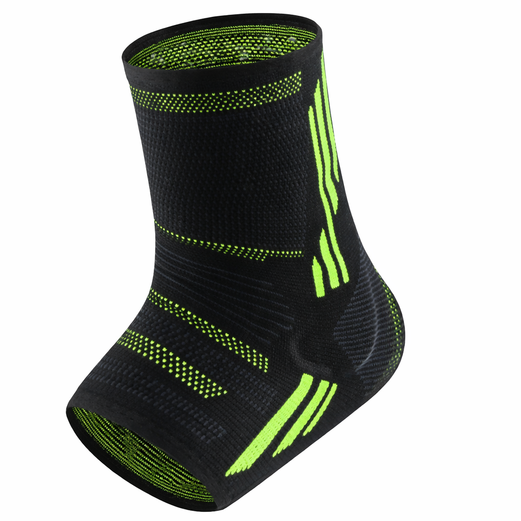 KWEEPFULL Ankle Compression Support | Silicone Gel | Pain Relief | Nylon Spandex Blend | Model A02284