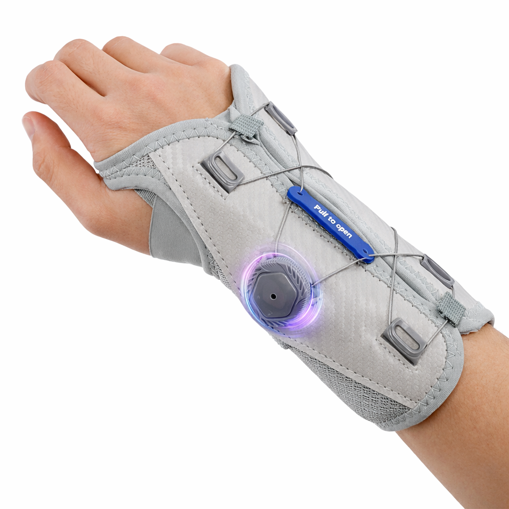 Adjustable Wrist Support Brace | Relieves Carpal Tunnel & Arthritis Pain | Tendinitis Hand Splint | Men & Women | Nylon Cotton Metal | YHW208