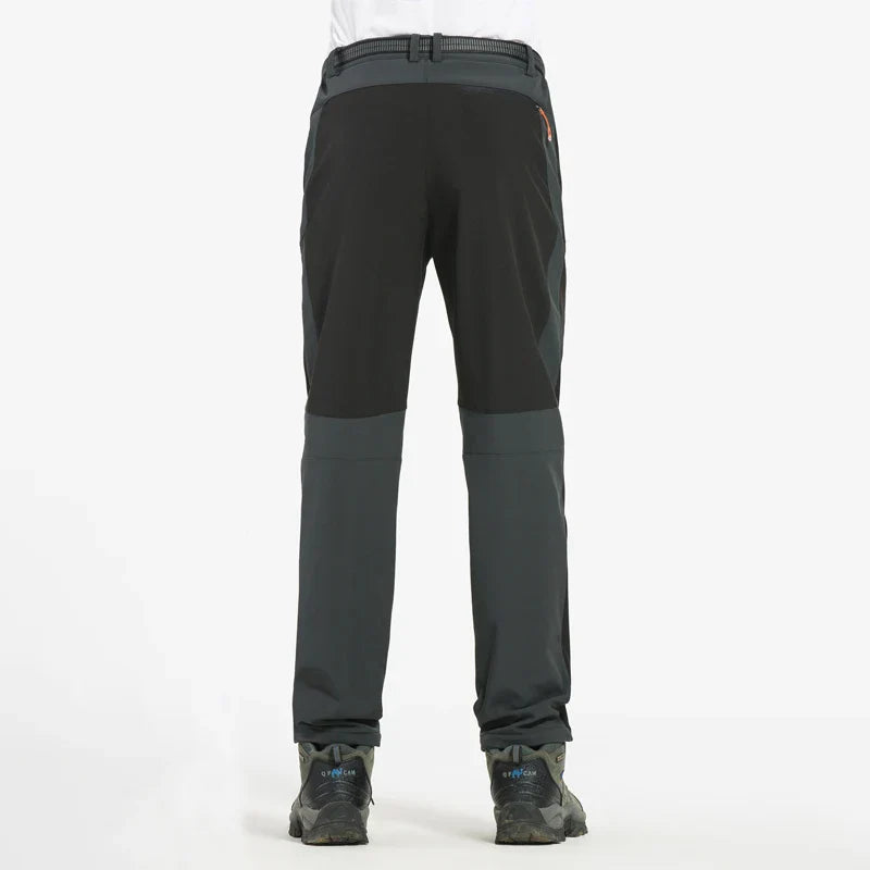 Men's Winter Fleece Pants | Waterproof Windproof Outdoor Trekking | JNP01A | Hiking Camping Rainwear