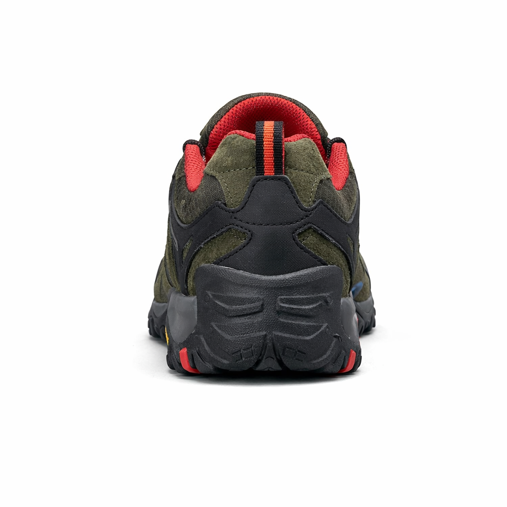 HIKEUP Men's Suede Outdoor Shoes | Durable Trekking Footwear | Tactical Hiking Sneakers | Non-Waterproof