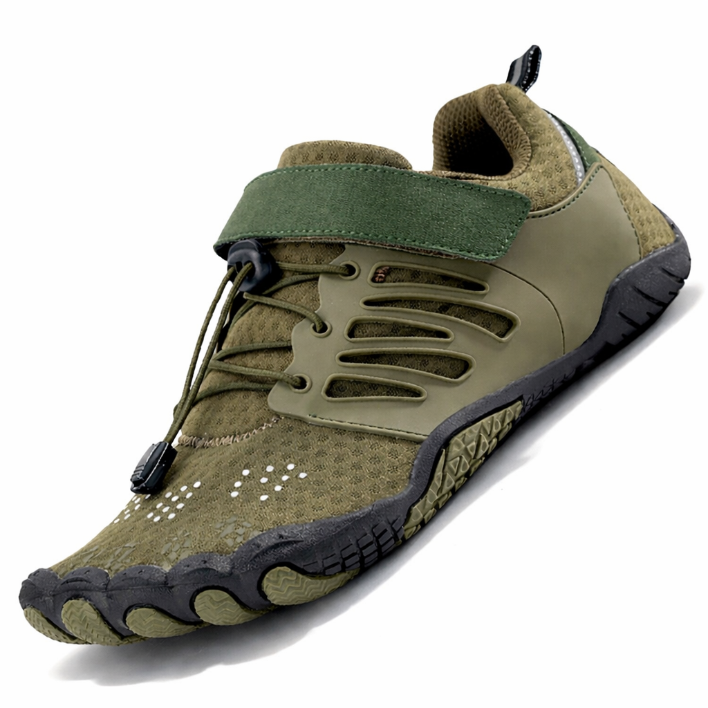 Men Women Barefoot Trail Shoes | Minimalist Water-Friendly Cross Training | Wide Toe Grip Support