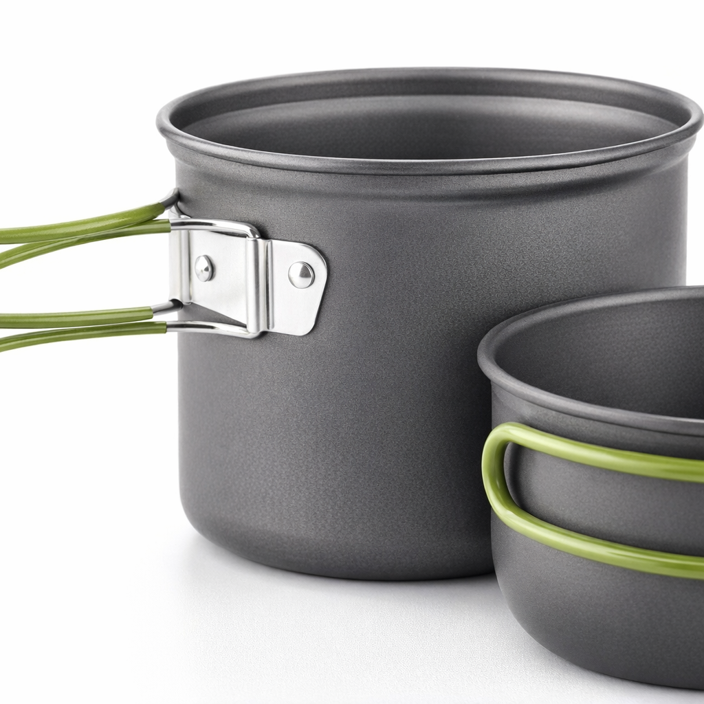Ultralight Camping Cookware Set | Outdoor Mess Kit for Hiking Trekking Fishing | ZCTYHPGACN