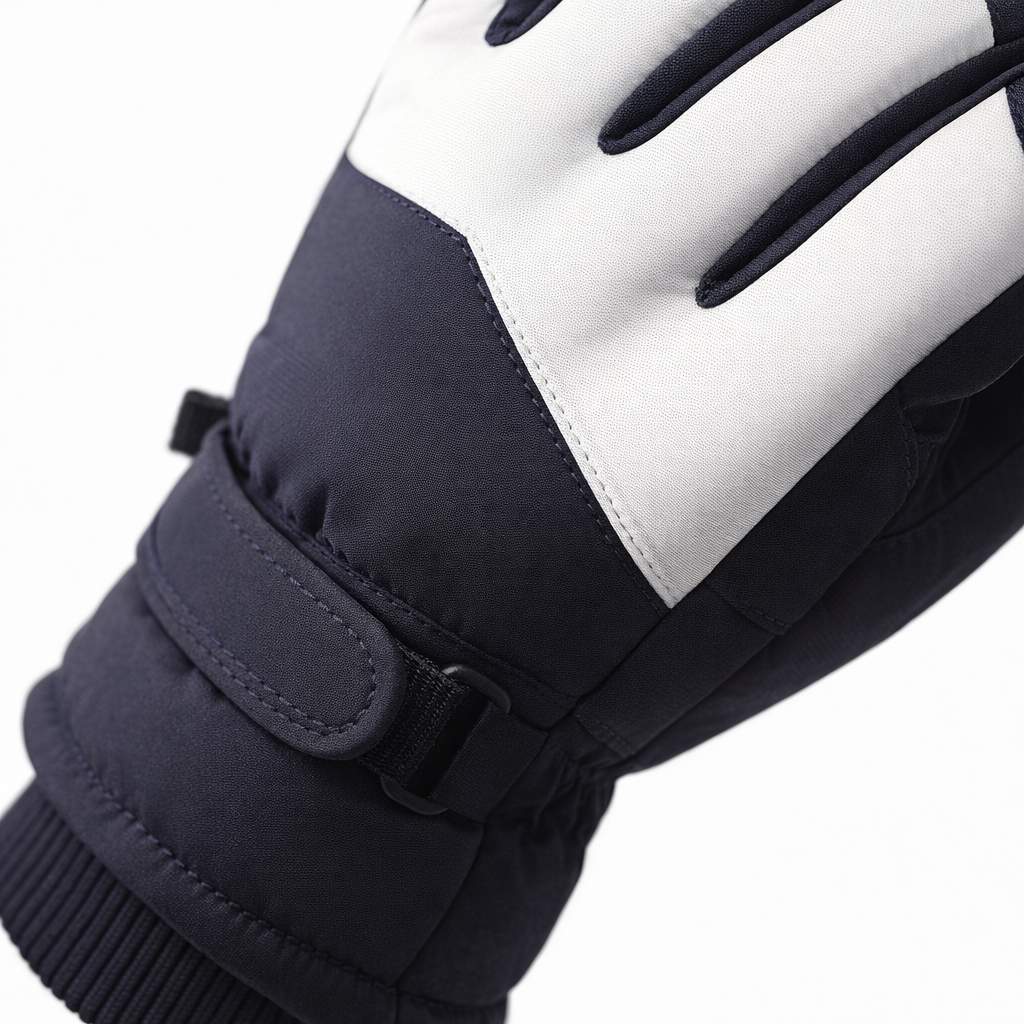 CarrKen Winter Ski Gloves | Warm Touchscreen Mittens | Unisex | Polyester | Outdoor Sports Accessory | Hook-and-Loop Closure
