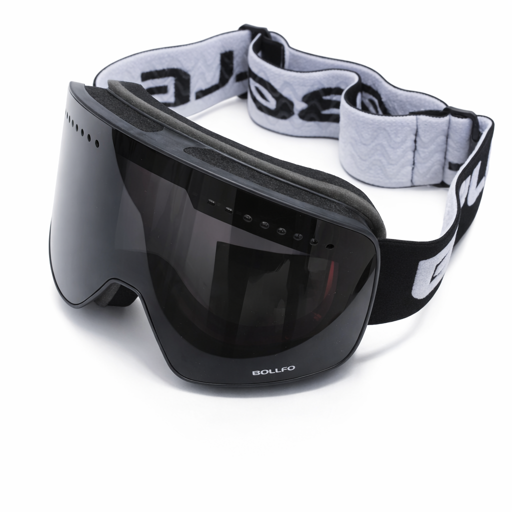 BOLLFO Ski Goggles | Magnetic Double Lens | Anti-Fog | Adjustable Strap | TPU Frame | Snowboarding | Mixed Colors | Adults