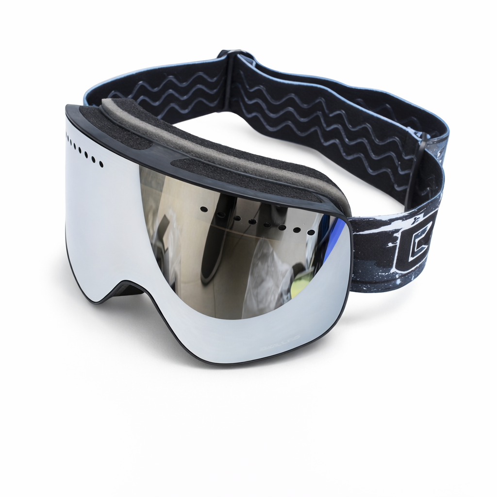 BOLLFO Ski Goggles | Magnetic Double Lens | Anti-Fog | Adjustable Strap | TPU Frame | Snowboarding | Mixed Colors | Adults