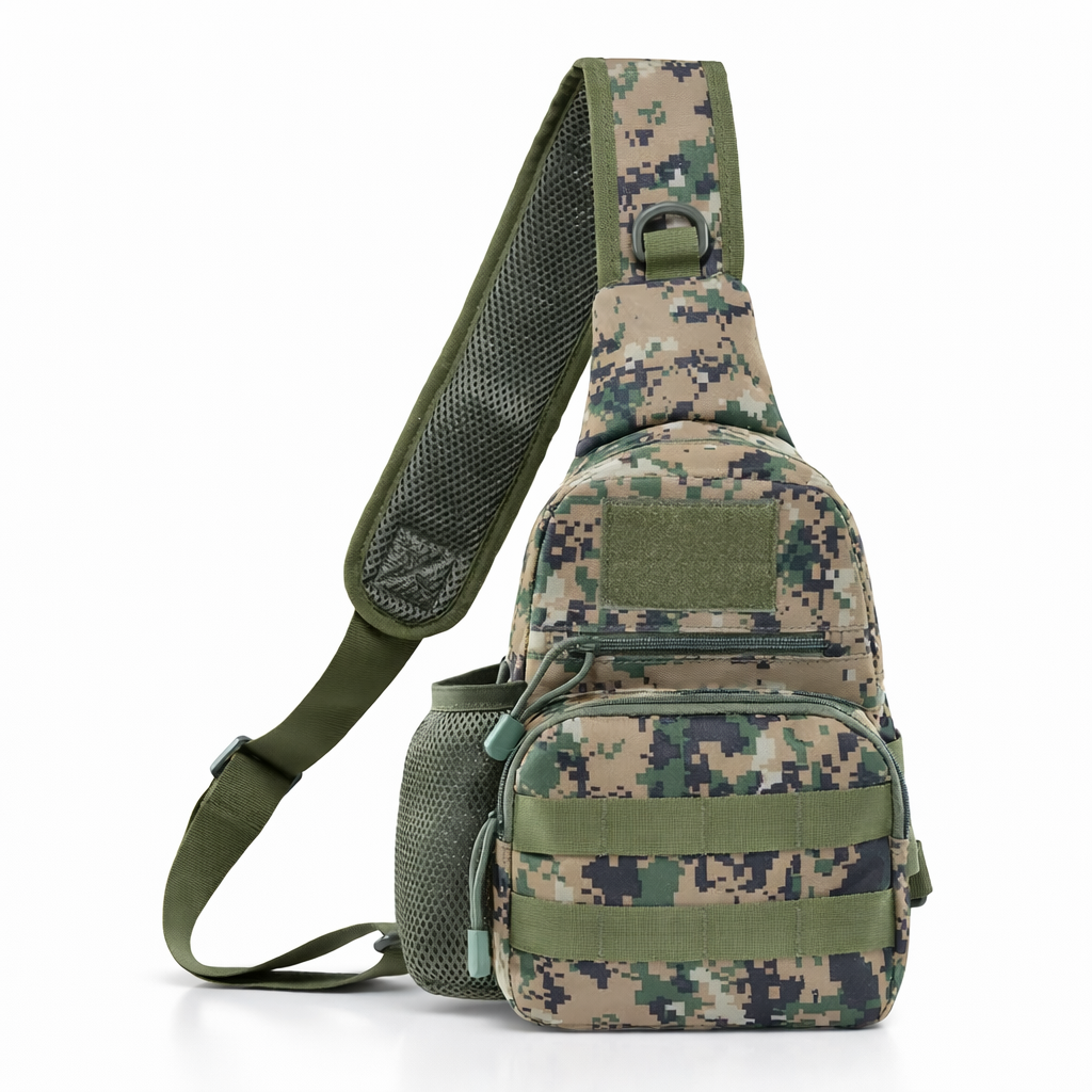 Nylon Crossbody Sling Bag | Outdoor Travel Shoulder Pack for Men Women | Hiking Camping Gear