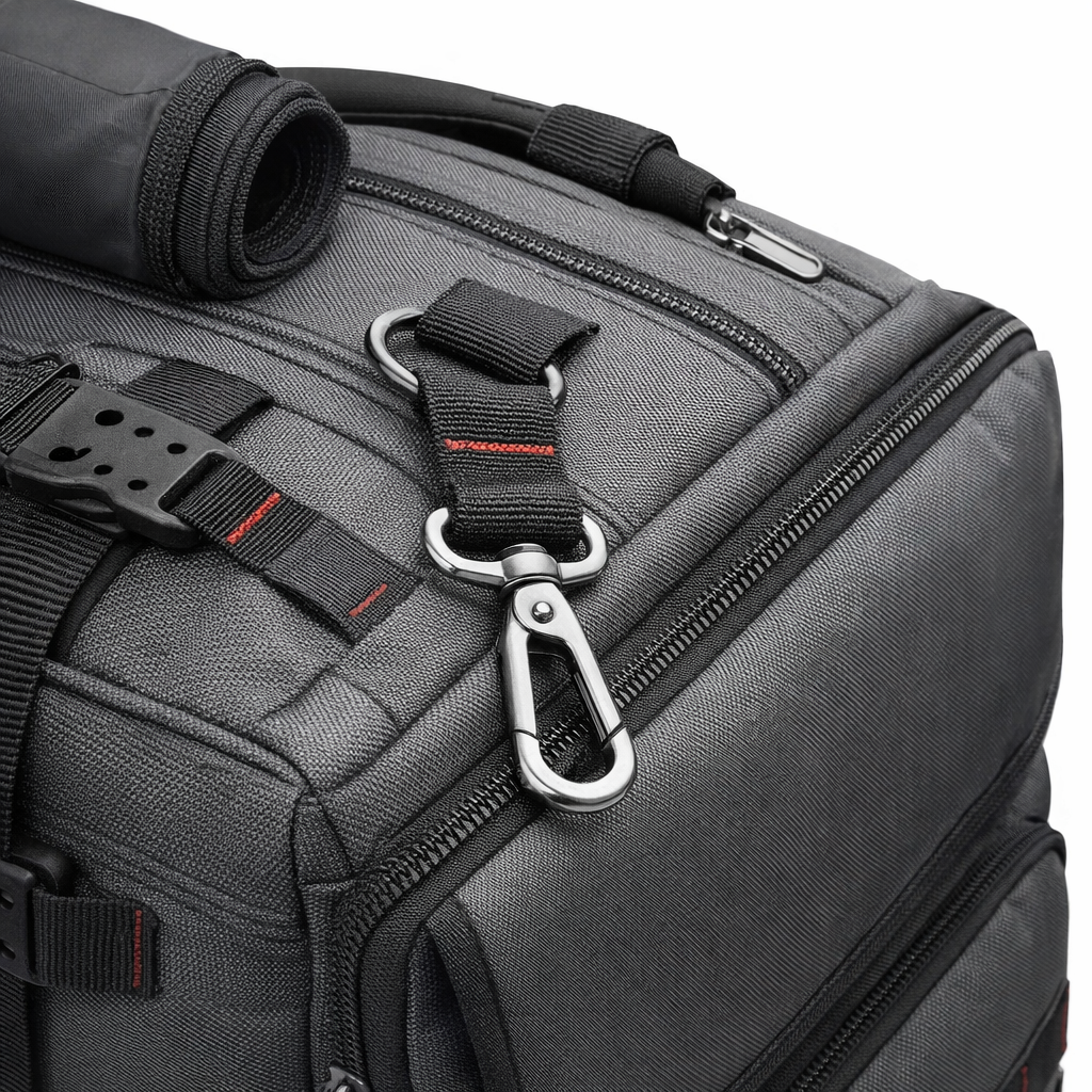 Men's Tactical Backpack | Multifunctional Outdoor Gear | 16-Inch Laptop Slot | Travel & Hiking Bag | Solid Black
