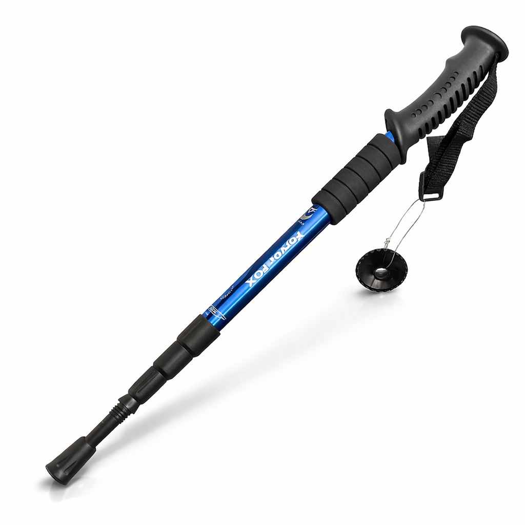 Aluminum Alloy Trekking Pole | Adjustable Height | Anti-Slip Grip | Lightweight Hiking Stick | Lever Lock | Outdoor Essentials