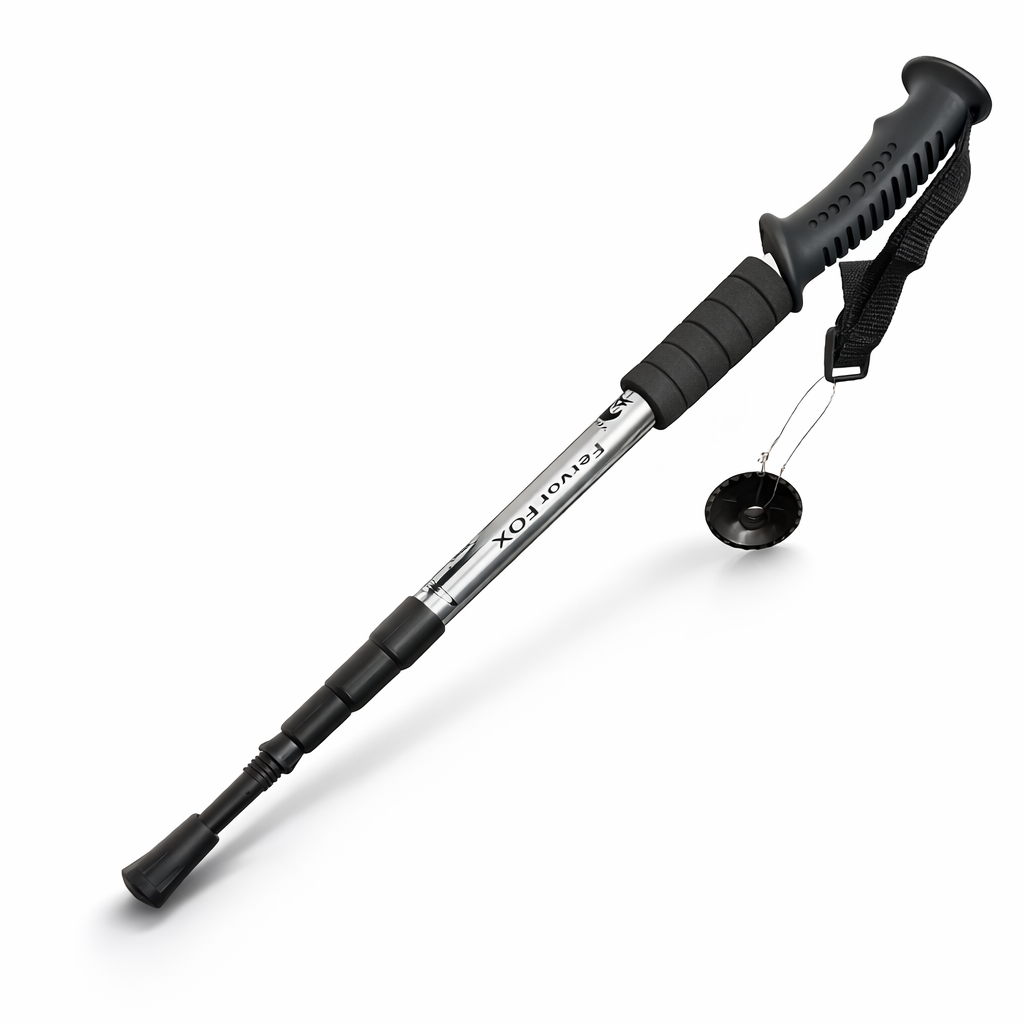 Aluminum Alloy Trekking Pole | Adjustable Height | Anti-Slip Grip | Lightweight Hiking Stick | Lever Lock | Outdoor Essentials