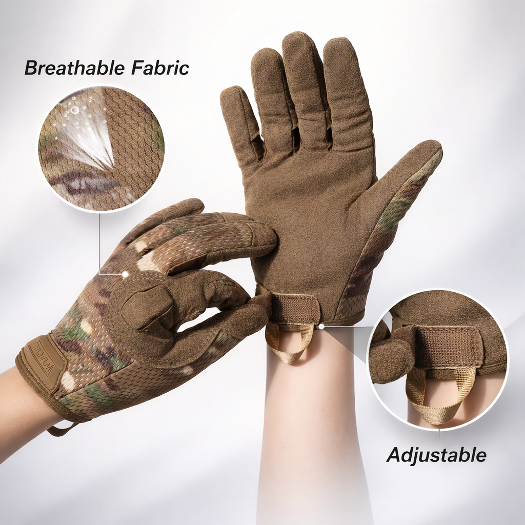 MVPTOO Touch Screen Cycling Gloves | Outdoor Fishing Hiking Sports | Unisex | Nylon Microfiber | Spring Summer Autumn