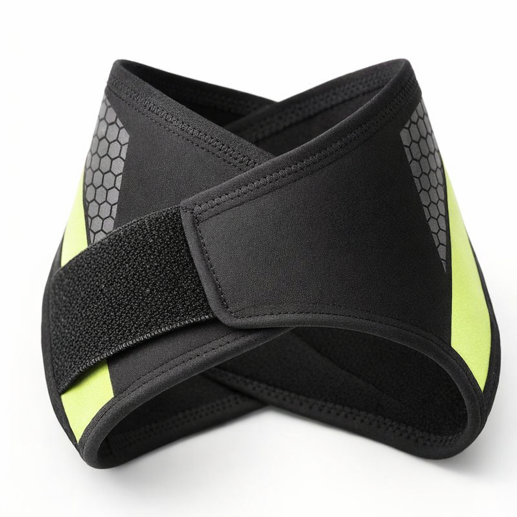 Breathable Ankle Support Compression Socks | Prevent Sprains Hiking Cycling | Hook & Loop | Polyamide