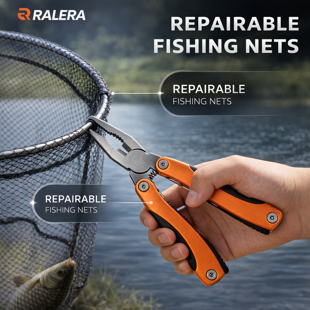 RALERA Stainless Steel Multi-Tool | Needle-Nose Pliers with Mini Saw & Bottle Opener | Outdoor Camping & Fishing Gear | Christmas Gift