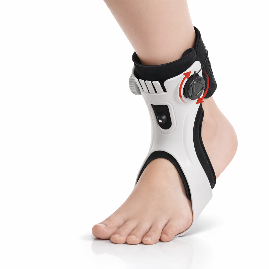Adjustable Ankle Support | Buckle Design | Sports Injury Rehabilitation | Foot Brace | Composite Material | Bone Care