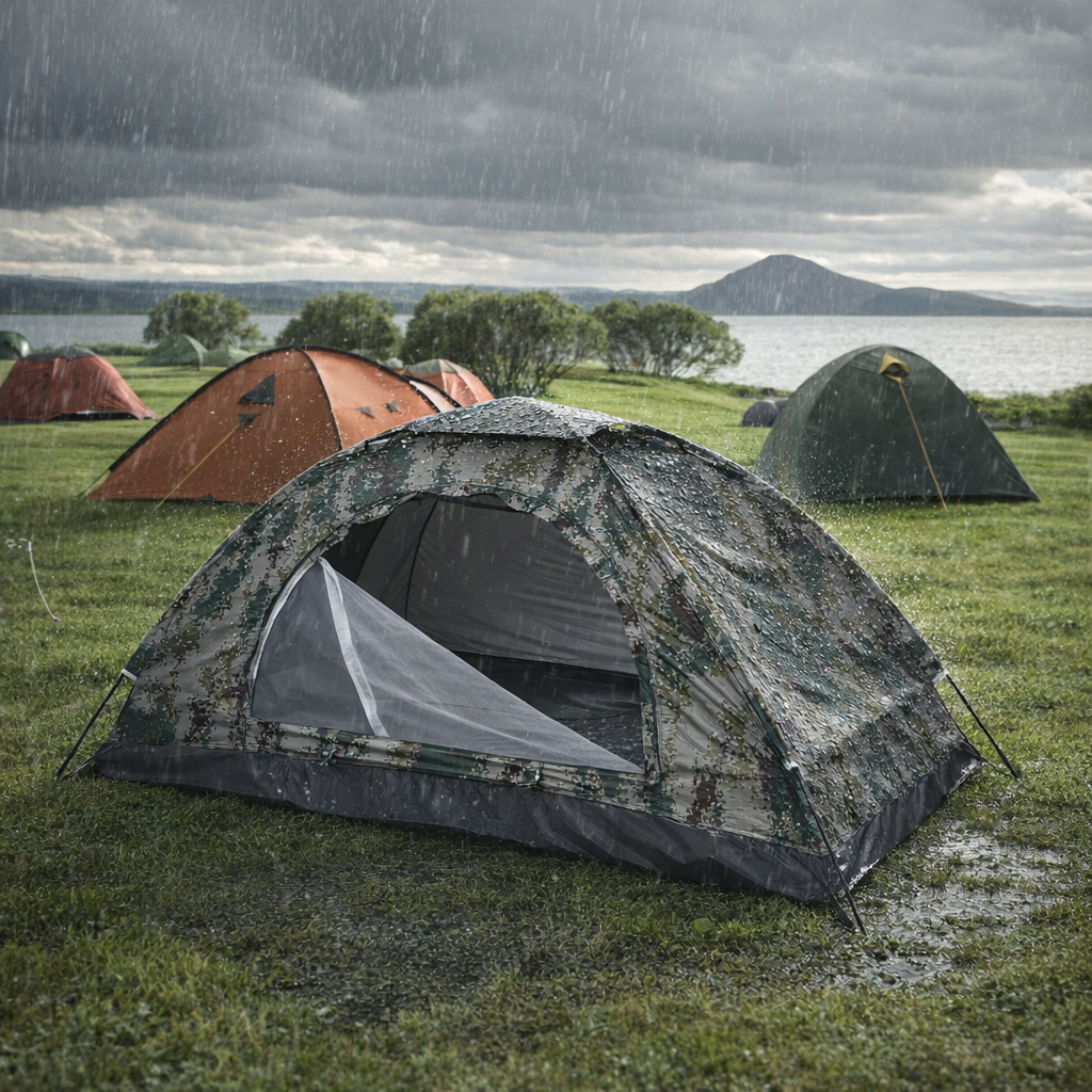 Ultralight Portable Outdoor Tent | Anti-UV Coating UPF 30+ | Single Layer | Beach Fishing Camping | 600D Oxford Fabric