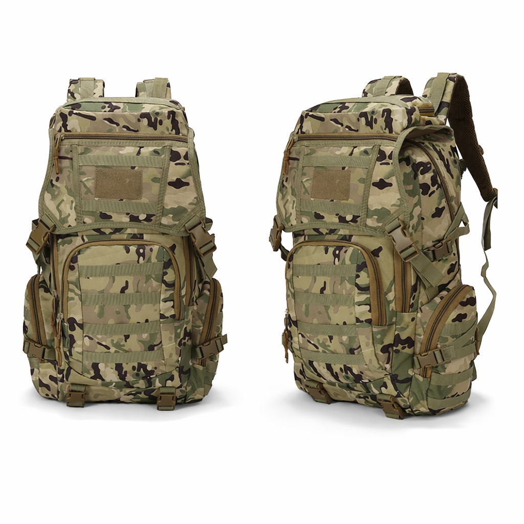 Tactical Backpack MOLLE Nylon for Men | EDC Survival Hiking Camping Travel Outdoor Daypack | Model DSB003