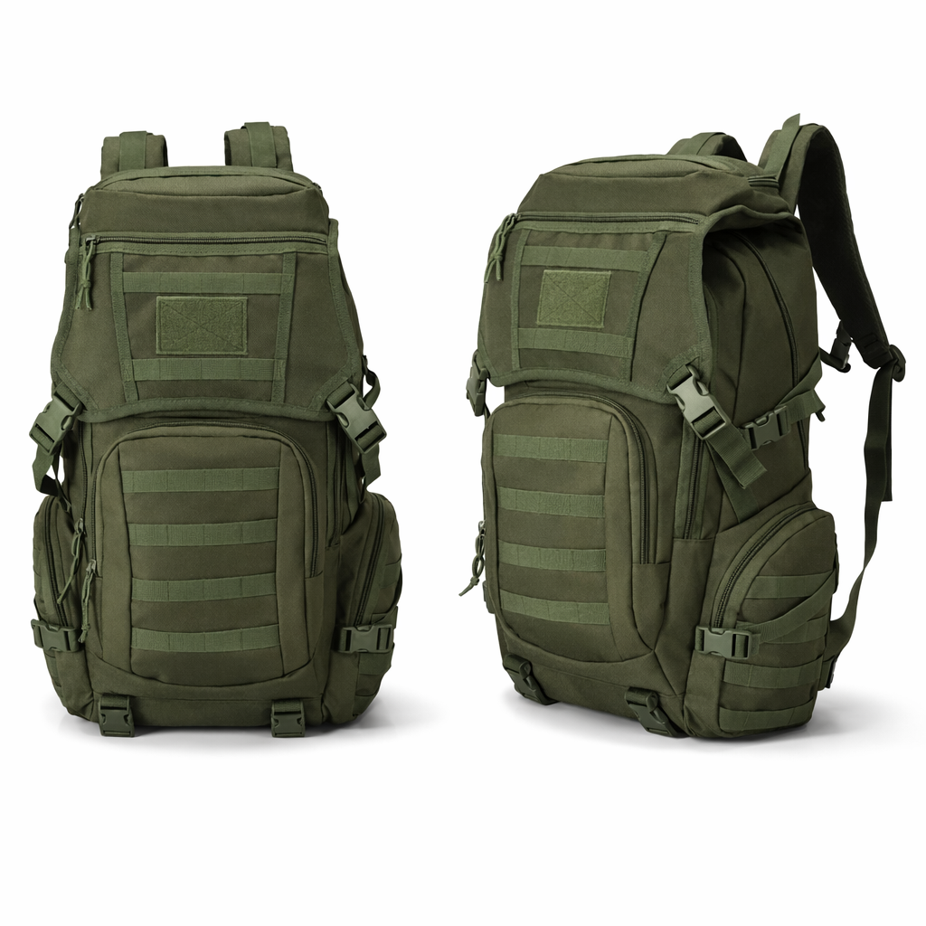 Tactical Backpack MOLLE Nylon for Men | EDC Survival Hiking Camping Travel Outdoor Daypack | Model DSB003