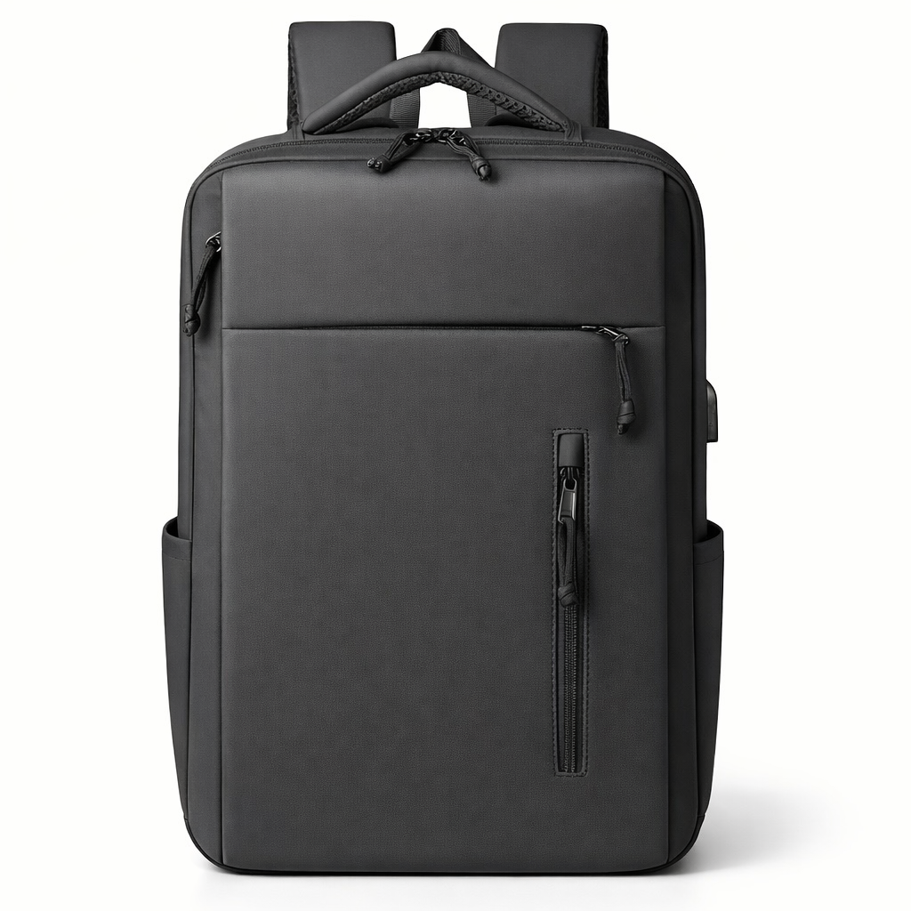 Travel Backpack | Convertible Tote | Multi-Pocket Zipper Storage | Business & Vacation | Black