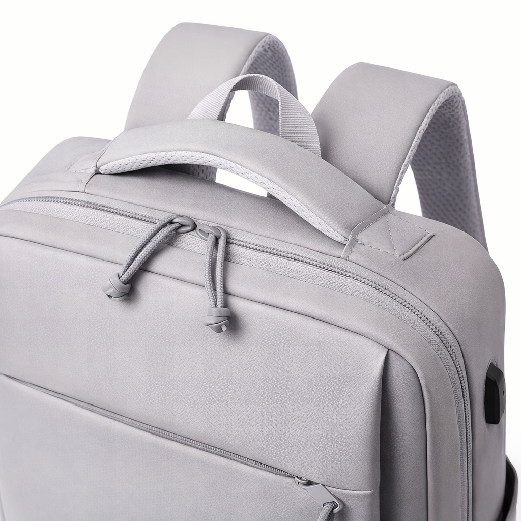 Travel Backpack | Convertible Tote | Multi-Pocket Zipper Storage | Business & Vacation | Black