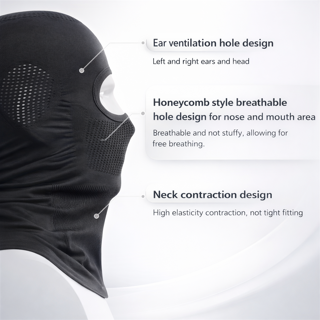 High-Elasticity Breathable Motorcycle Balaclava | Sun Protection Neck Gaiter | Outdoor Sports Mask