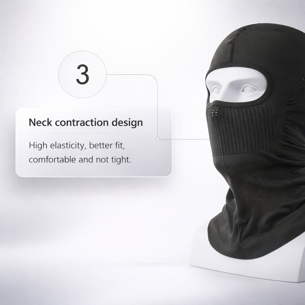 High-Elasticity Breathable Motorcycle Balaclava | Sun Protection Neck Gaiter | Outdoor Sports Mask