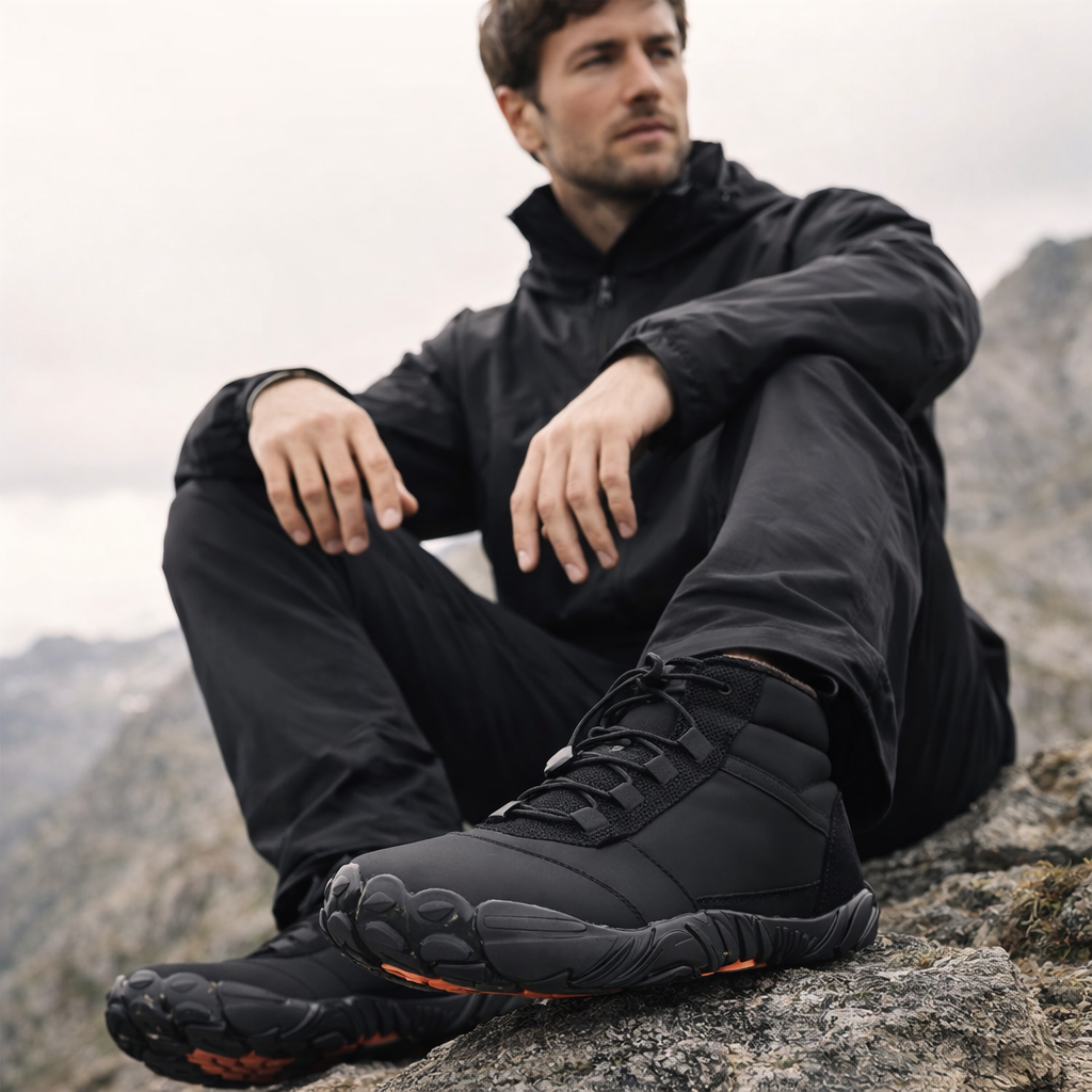 Paleo® Barefoot High-Top Shoes | Waterproof Winter Comfort | Zero-Drop Sole | Flexible | Wide Toe Box