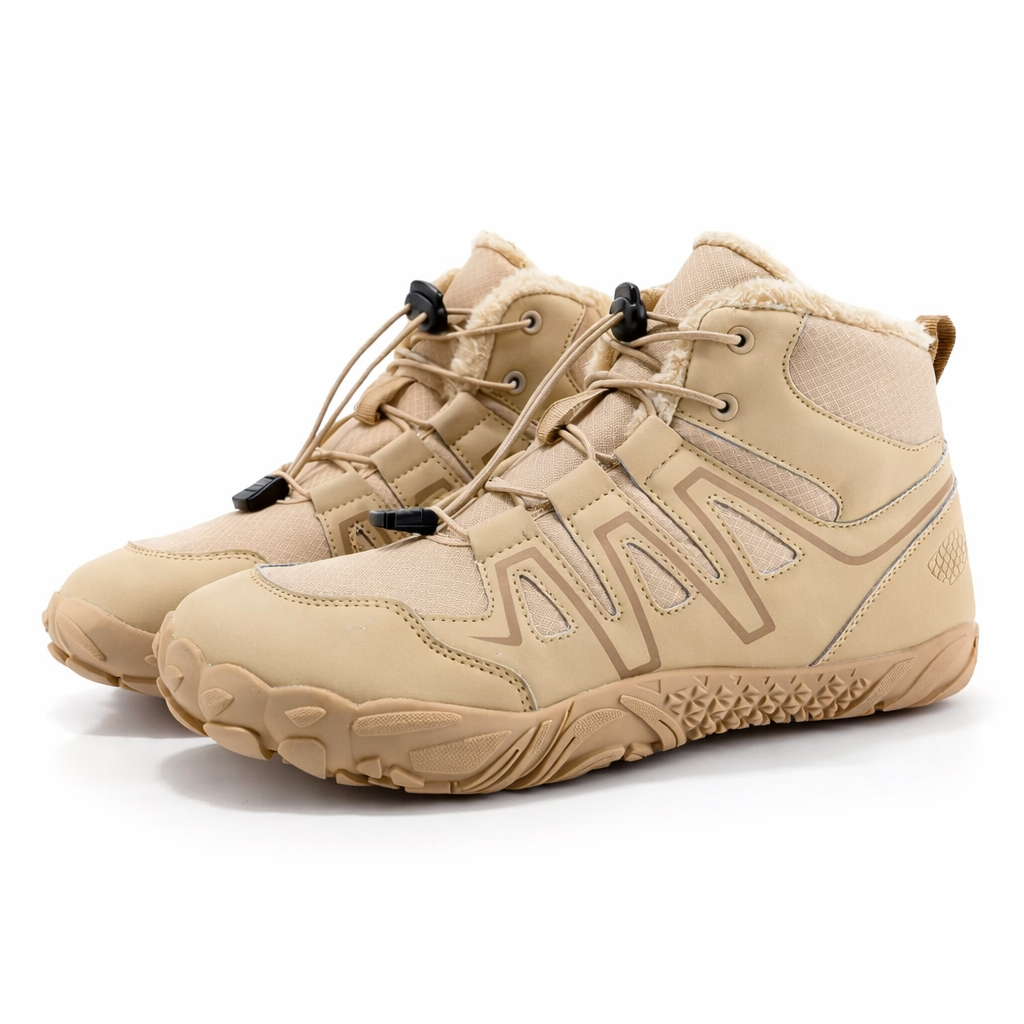 Waterproof Barefoot Boots | Fleece Lined | Wide Toe Box | Zero-Drop Sole | Outdoor Comfort