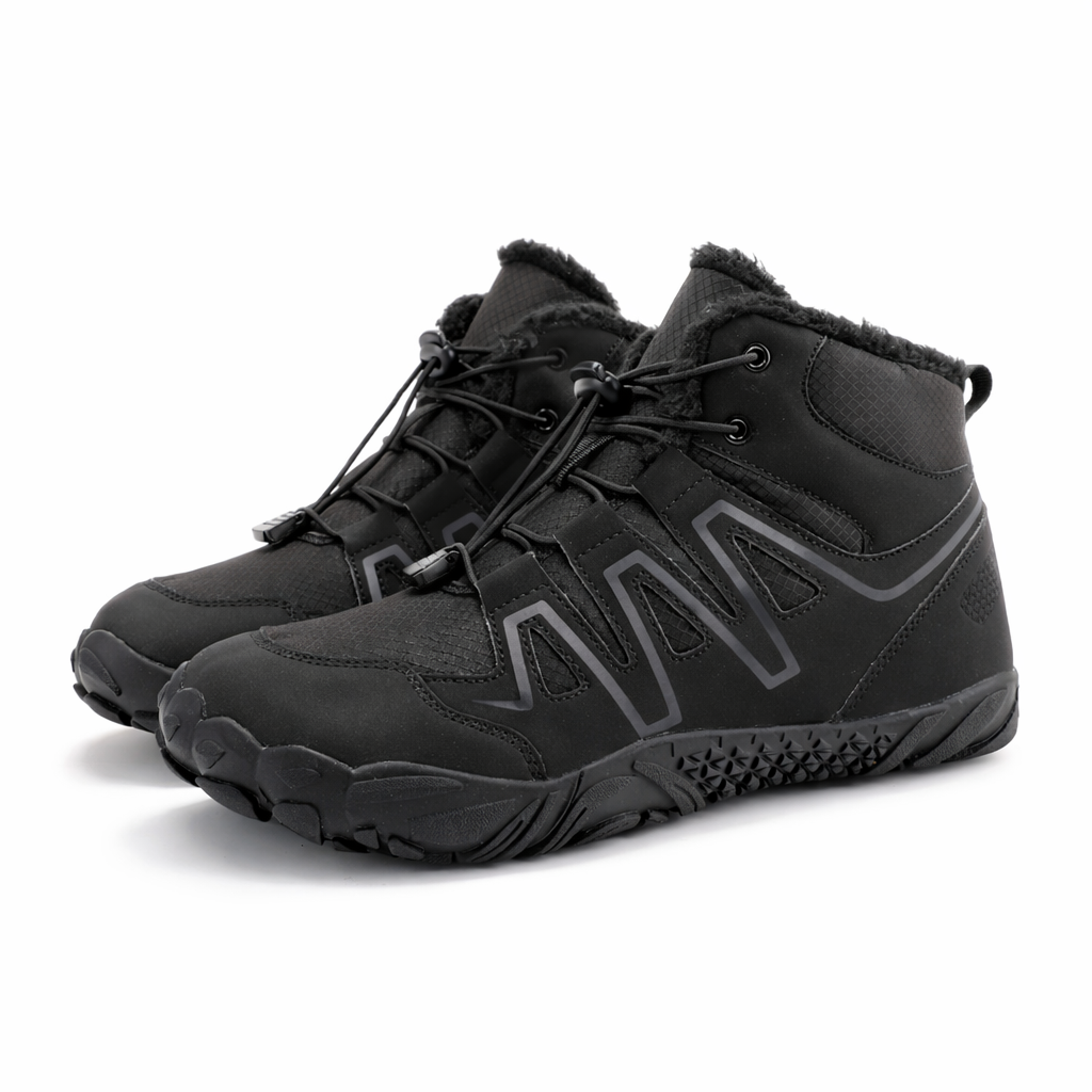 Waterproof Barefoot Boots | Fleece Lined | Wide Toe Box | Zero-Drop Sole | Outdoor Comfort