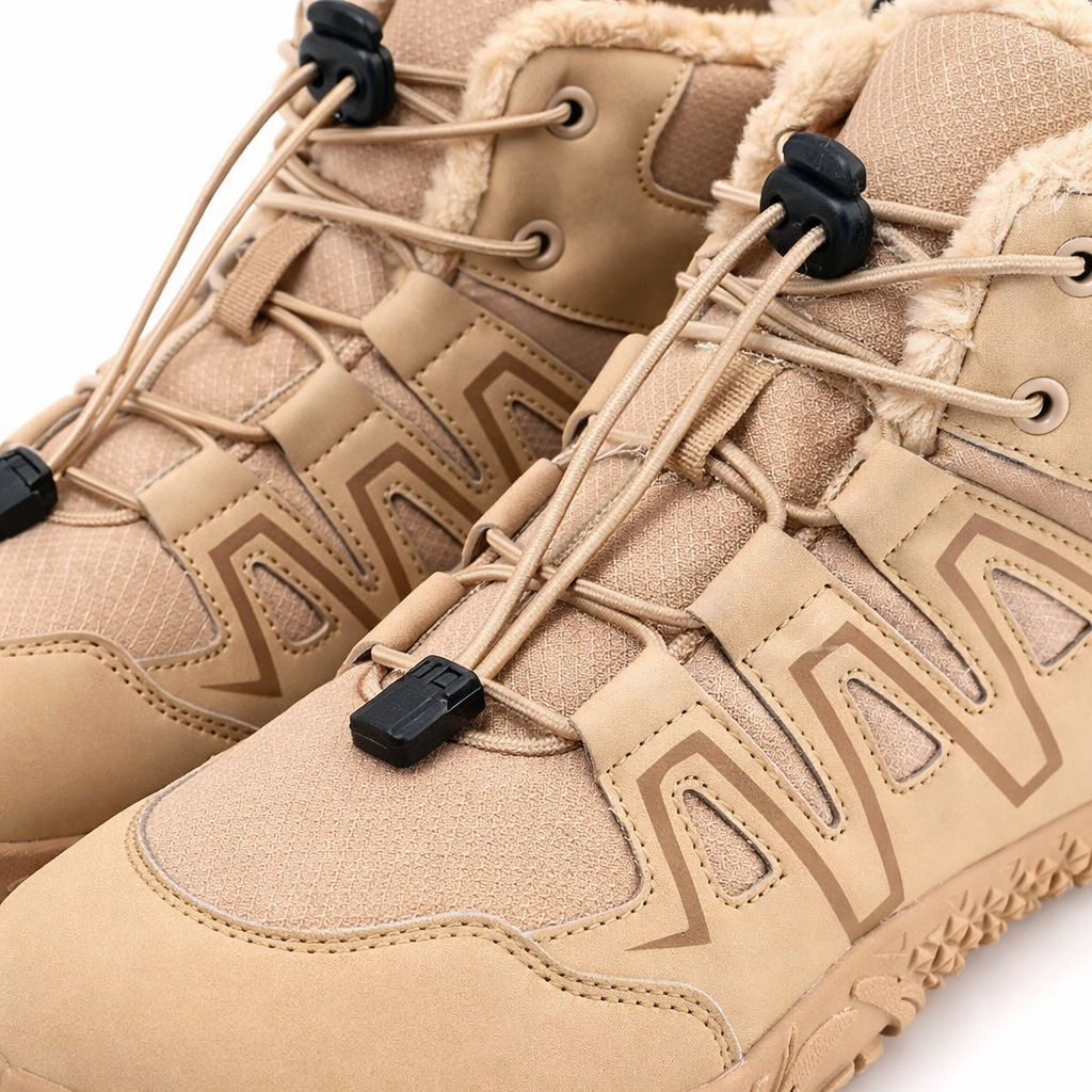 Waterproof Barefoot Boots | Fleece Lined | Wide Toe Box | Zero-Drop Sole | Outdoor Comfort