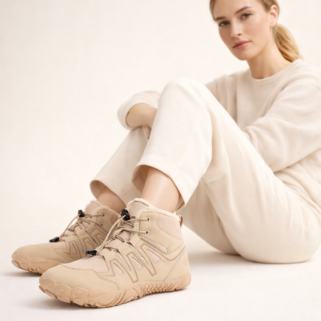 Waterproof Barefoot Boots | Fleece Lined | Wide Toe Box | Zero-Drop Sole | Outdoor Comfort