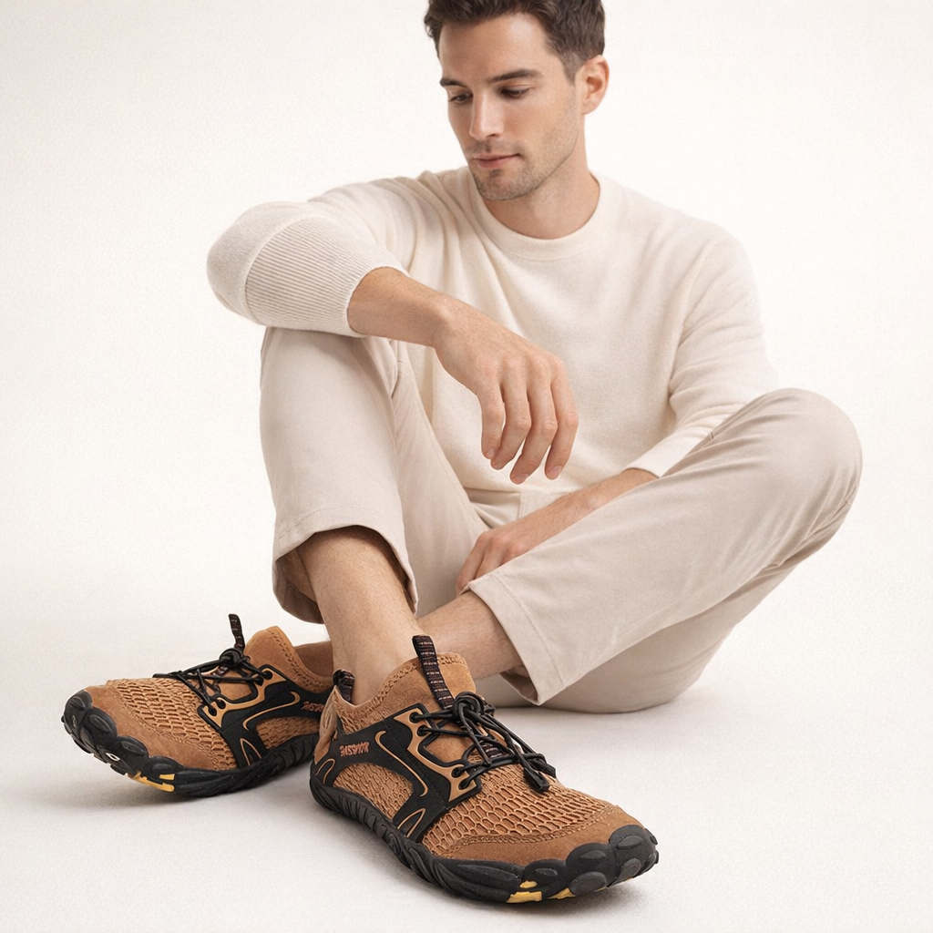 Trek Pro® | Flexible Non-Slip Minimalist Barefoot Shoes | Wide Toe Box | Breathable Uppers | Zero-Drop Sole