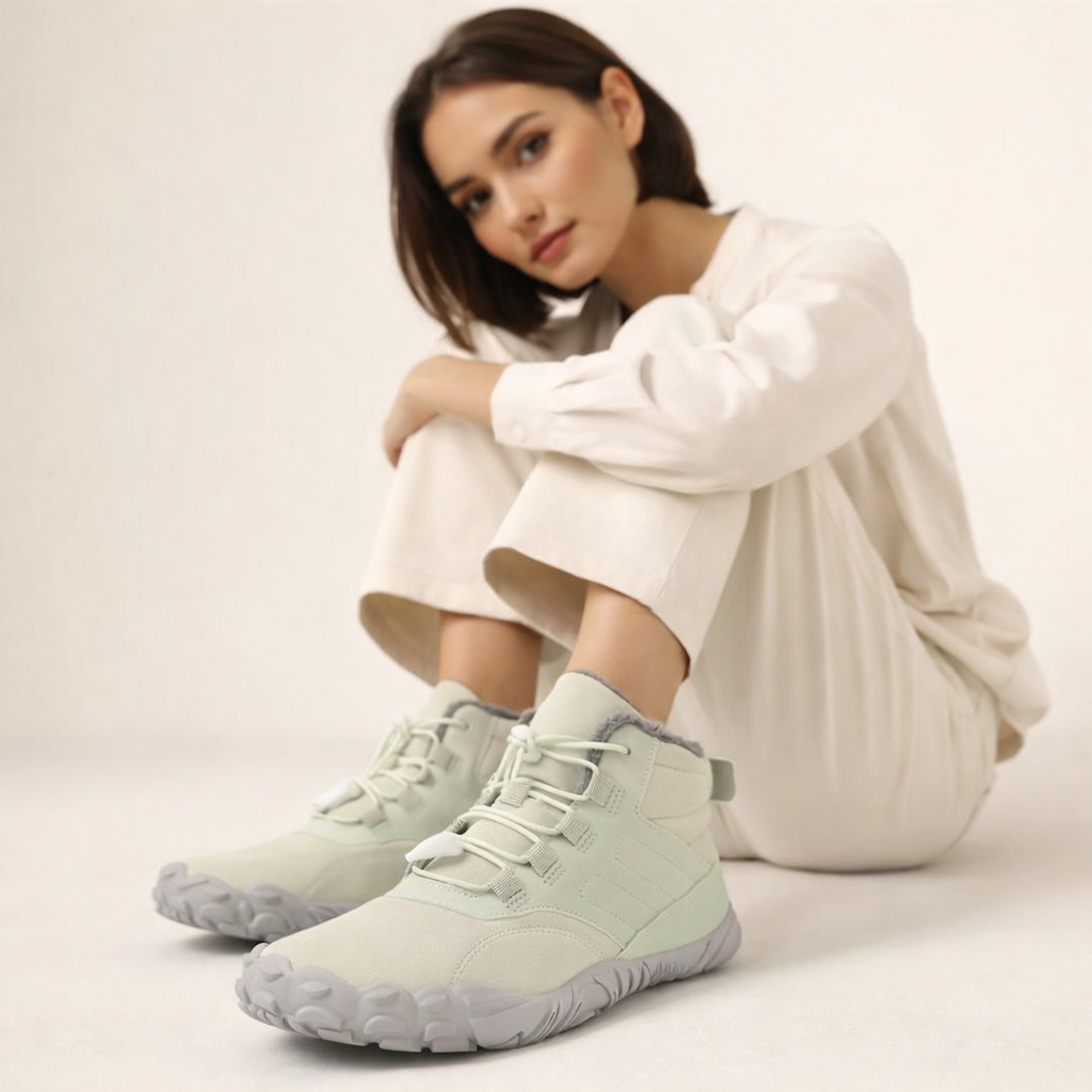 Primal® | Waterproof Barefoot High-Top Boots | Warm Fleece Lining | Wide Toe Box | Orthopedic Comfort