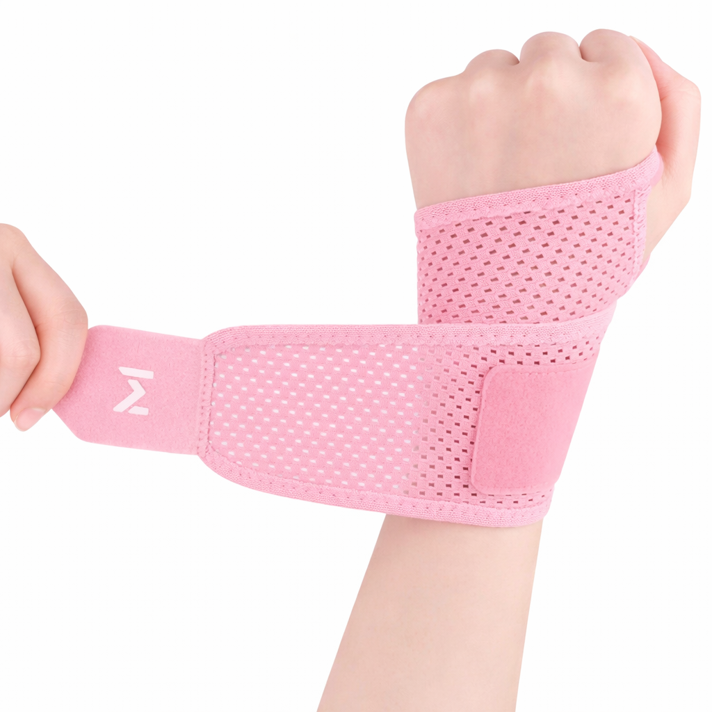 Adjustable Wrist Support Brace | Weightlifting Tennis Badminton Gym Strap Black | Men Women