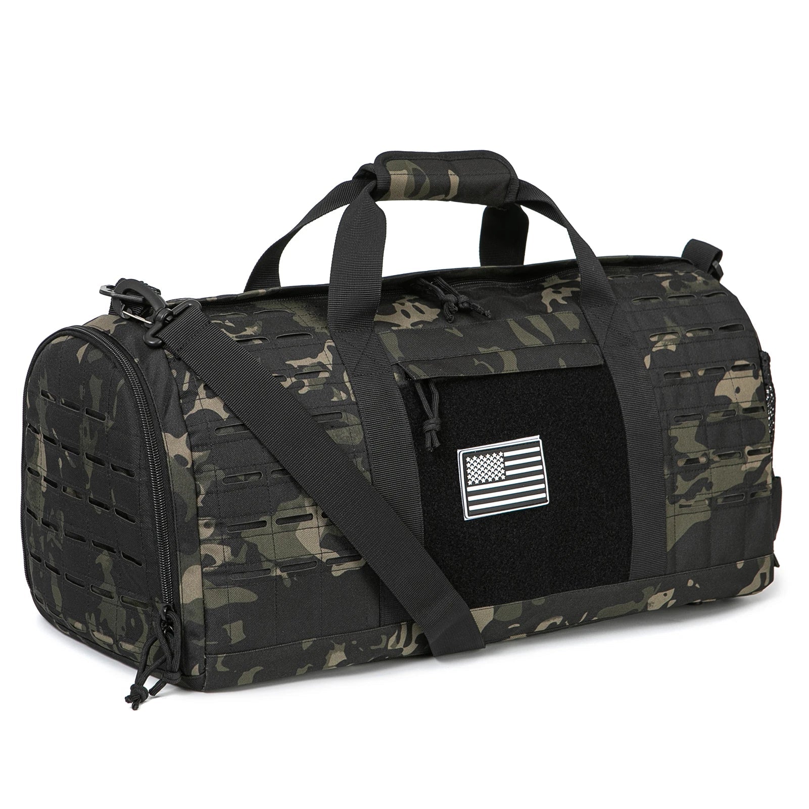 ReFire Gear Tactical Gym Bag | 40L Water-Resistant Travel Duffel | Unisex Polyester Sports Bag with Shoe Compartment