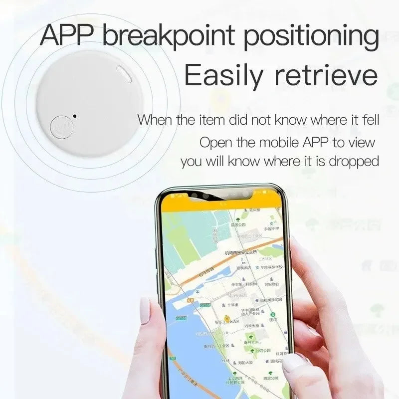 Mini Bluetooth 5.0 GPS Tracker | Anti-Lost Device for Pets Kids Elderly | High-Quality ABS | 5V Durable Design