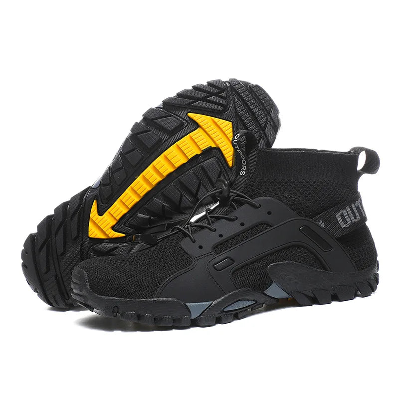 Unisex Outdoor Fitness Shoes | Anti-Slip Trekking Water Shoes | Rubber Insole | Hiking Climbing Fishing