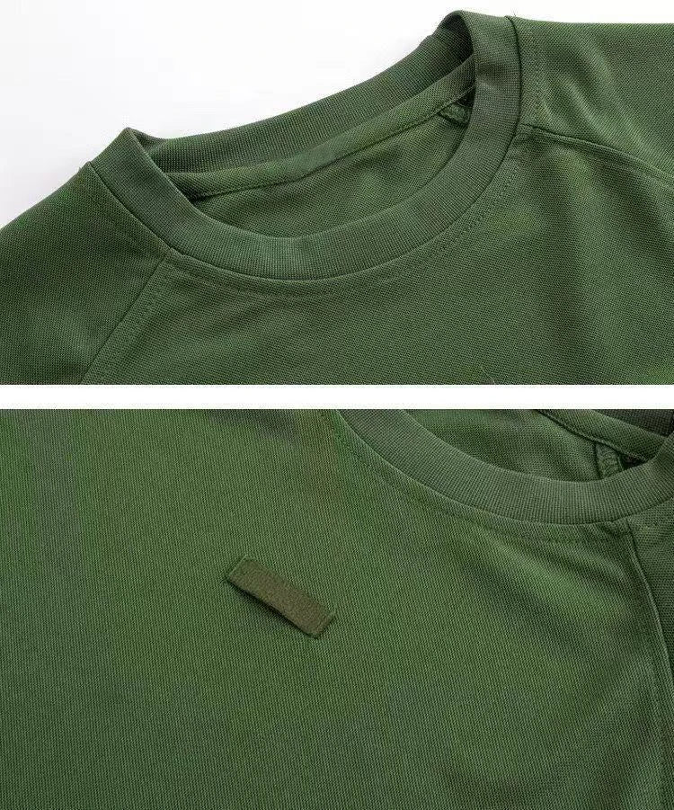 Men's Quick-Dry Tactical T-Shirts | Breathable Military-Style Activewear | Hiking Camping Gym Tops