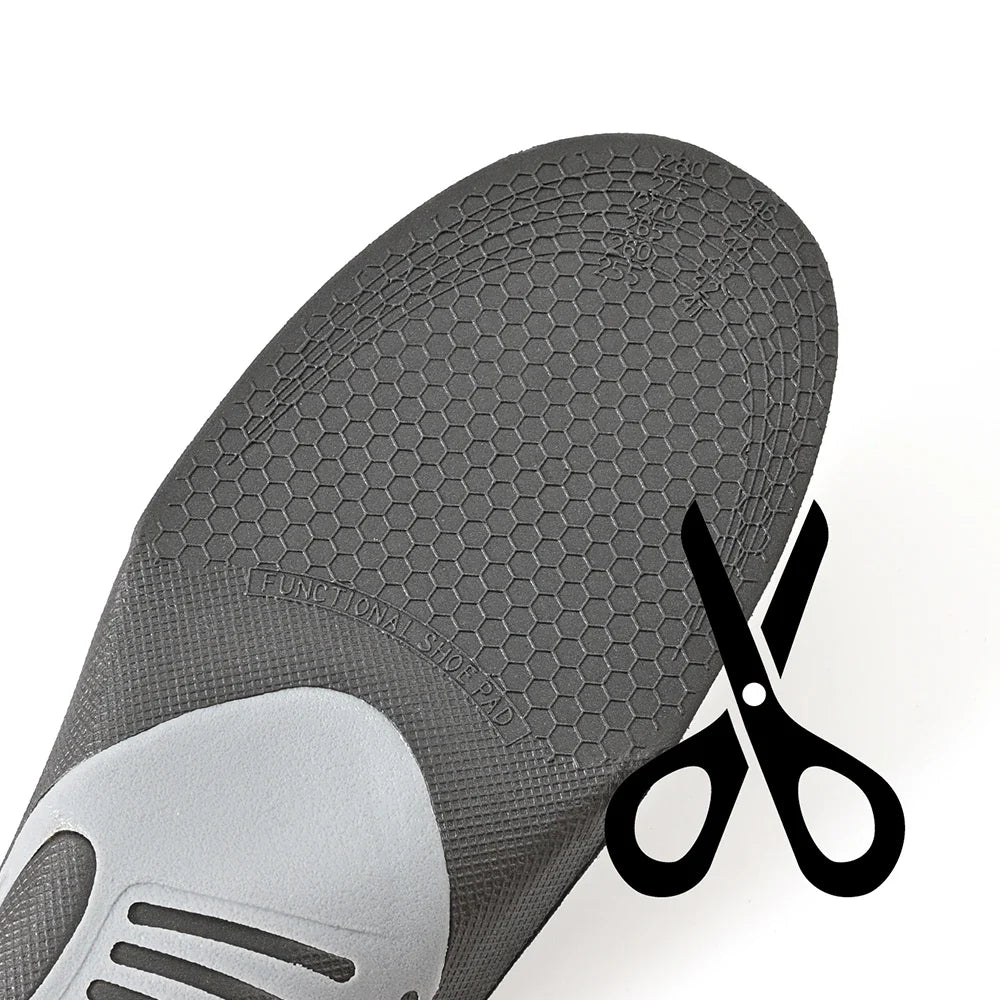 Orthopedic Gel Insoles | Plantar Fasciitis Relief | Carbon Active | Comfort Shoe Inserts | Women & Men