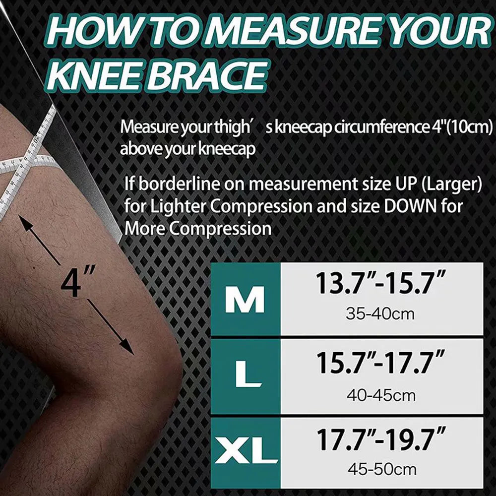 Professional Sports Knee Brace | Arthritis Relief & Support | Meniscus Tear Protection | Crossfit Running | Nylon | Universal Age