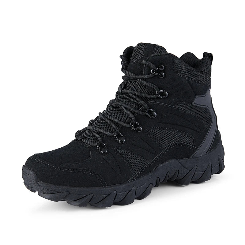 Men's Tactical Combat Boots | Outdoor Camping Hiking | Anti-Wear Quick Response | Fishing Hunting Sneakers