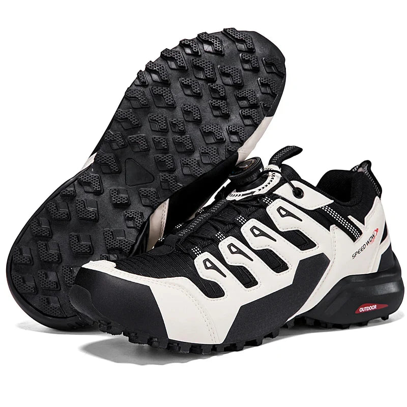 Men's Suede Outdoor Hiking Shoes | Durable Tactical Sneakers | Non-Waterproof | Low-Top Active Footwear