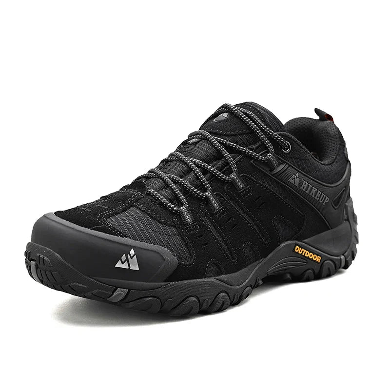 HIKEUP Men's Suede Outdoor Shoes | Durable Trekking Footwear | Tactical Hiking Sneakers | Non-Waterproof