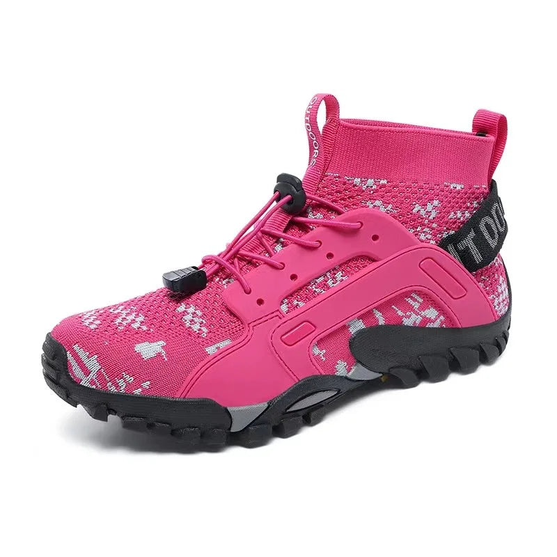 Unisex Outdoor Fitness Shoes | Anti-Slip Trekking Water Shoes | Rubber Insole | Hiking Climbing Fishing