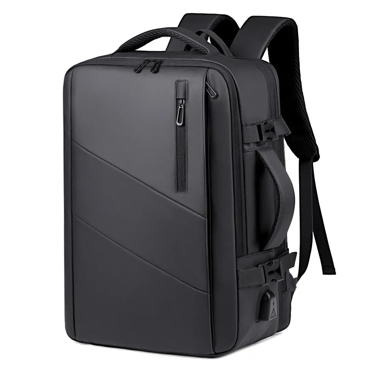 Men's Expandable Business Backpack | Waterproof Large Capacity | USB Charging | Travel Laptop Bag