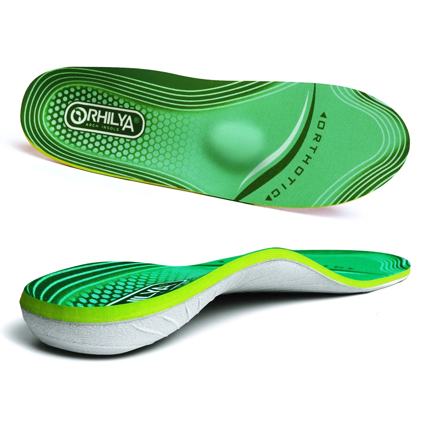 Orthopedic Arch Support Insoles | Plantar Fasciitis Relief | Flat Feet Pain | Men Women All-Day Comfort