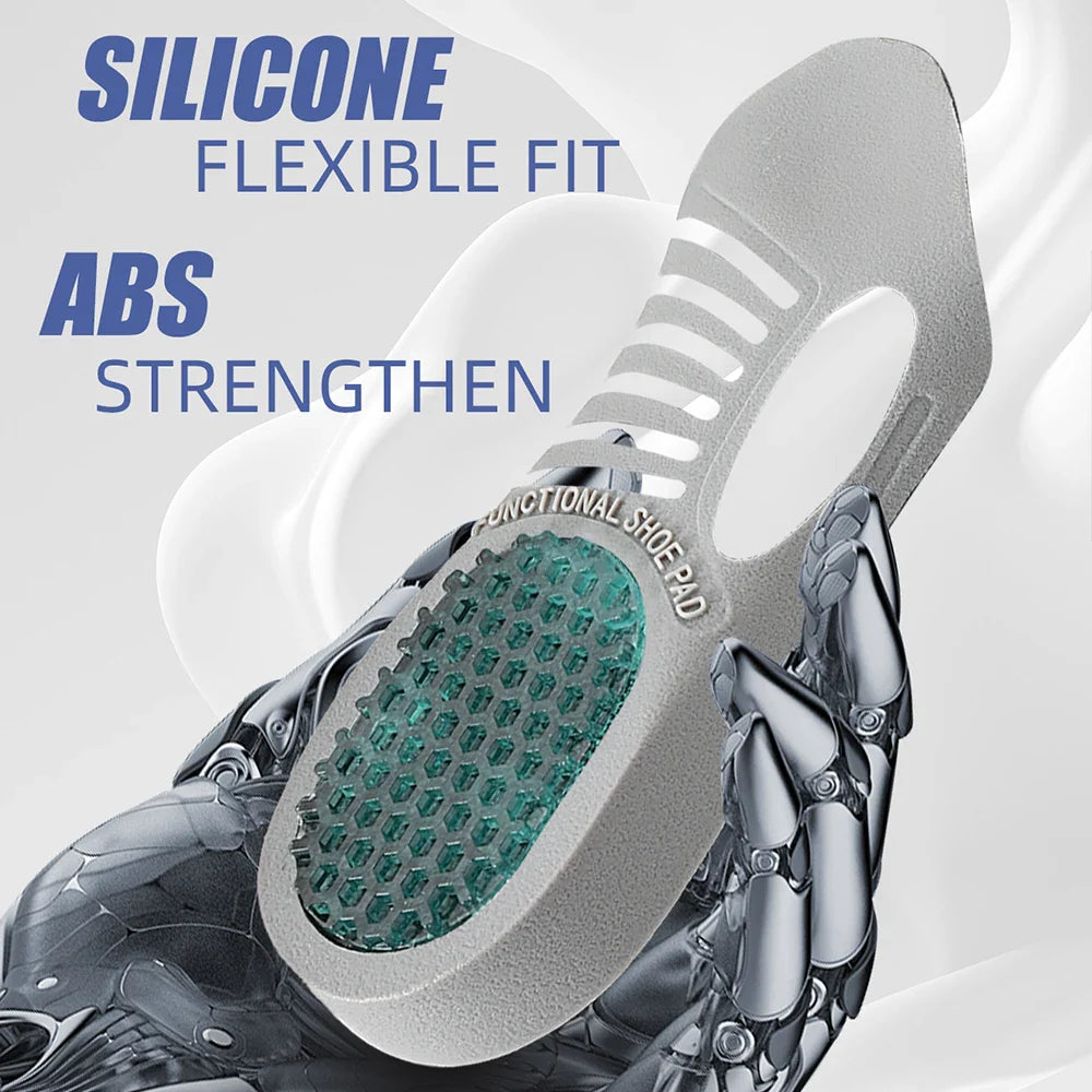 Orthopedic Gel Insoles | Plantar Fasciitis Relief | Carbon Active | Comfort Shoe Inserts | Women & Men
