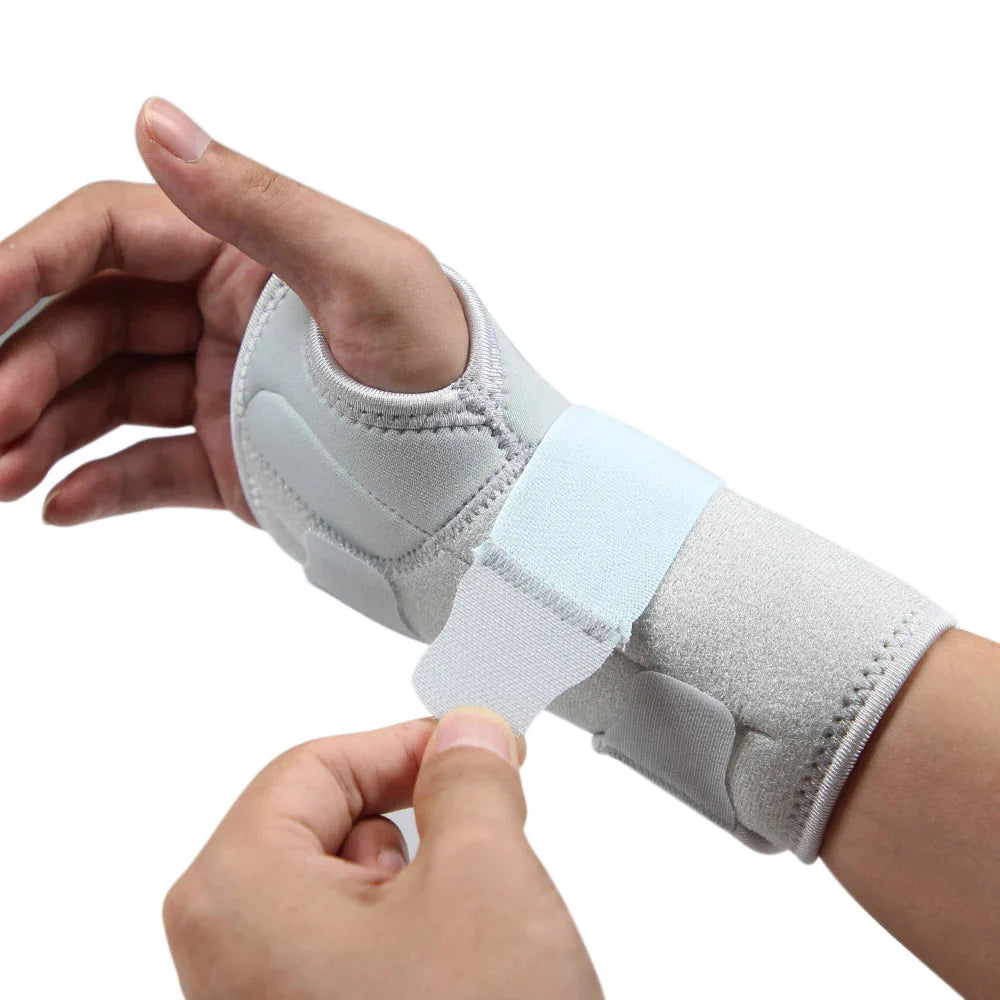 Adjustable Wrist Support Brace | Pain Relief for Carpal Tunnel Arthritis Tendonitis | Men Women | Left Right Hand | Nylon Sponge Aluminum