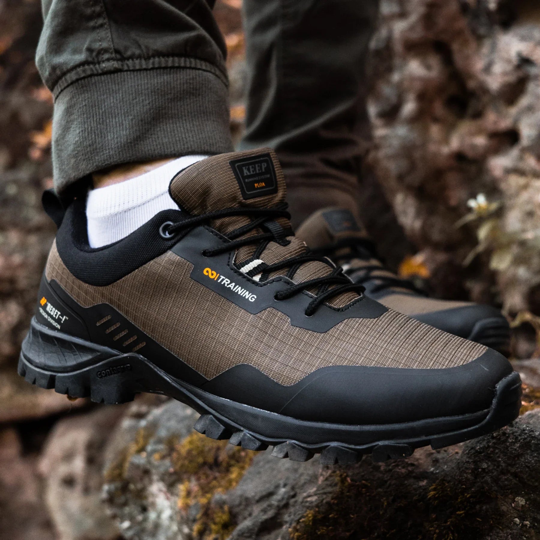 Men's Outdoor Waterproof Non-Slip Hiking Sneakers | Lightweight Durable Casual Walking Shoes